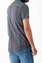 Scanners Men's Printed Casual Shirt