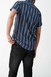 Scanners Men's Striped Premium Casual Shirt