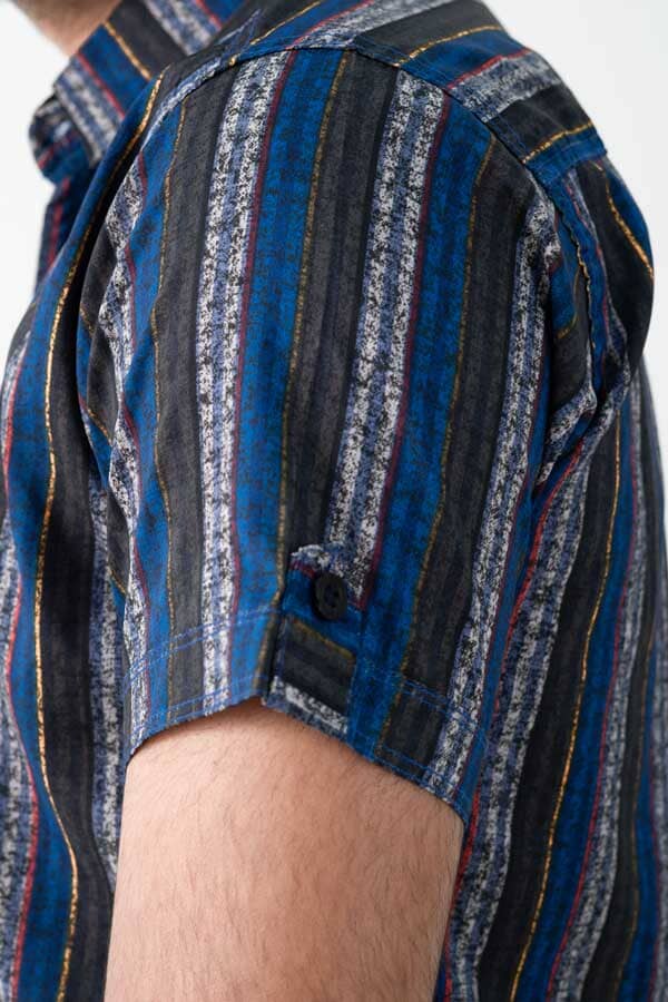 Scanners Men's Striped Premium Casual Shirt
