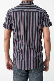 Scanners Men's Striped Casual Shirt