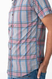 Scanners Men's Plaid Casual Shirt