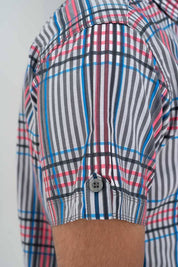 Scanners Men's Plaid Casual Shirt