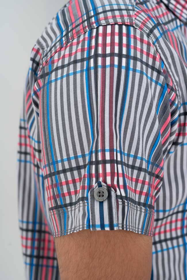 Scanners Men's Plaid Casual Shirt