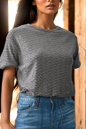 Max 21 Women's Minsk Style Short Sleeve Tee Shirt Women's Tee Shirt SZK 