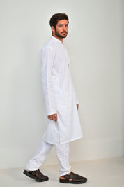 Hud Hud Men's Leeds Mandarin Collar Stitched Suit Kurta With Trouser Men's Suit MHJ 