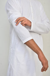 Hud Hud Men's Leeds Mandarin Collar Stitched Suit Kurta With Trouser Men's Suit MHJ 