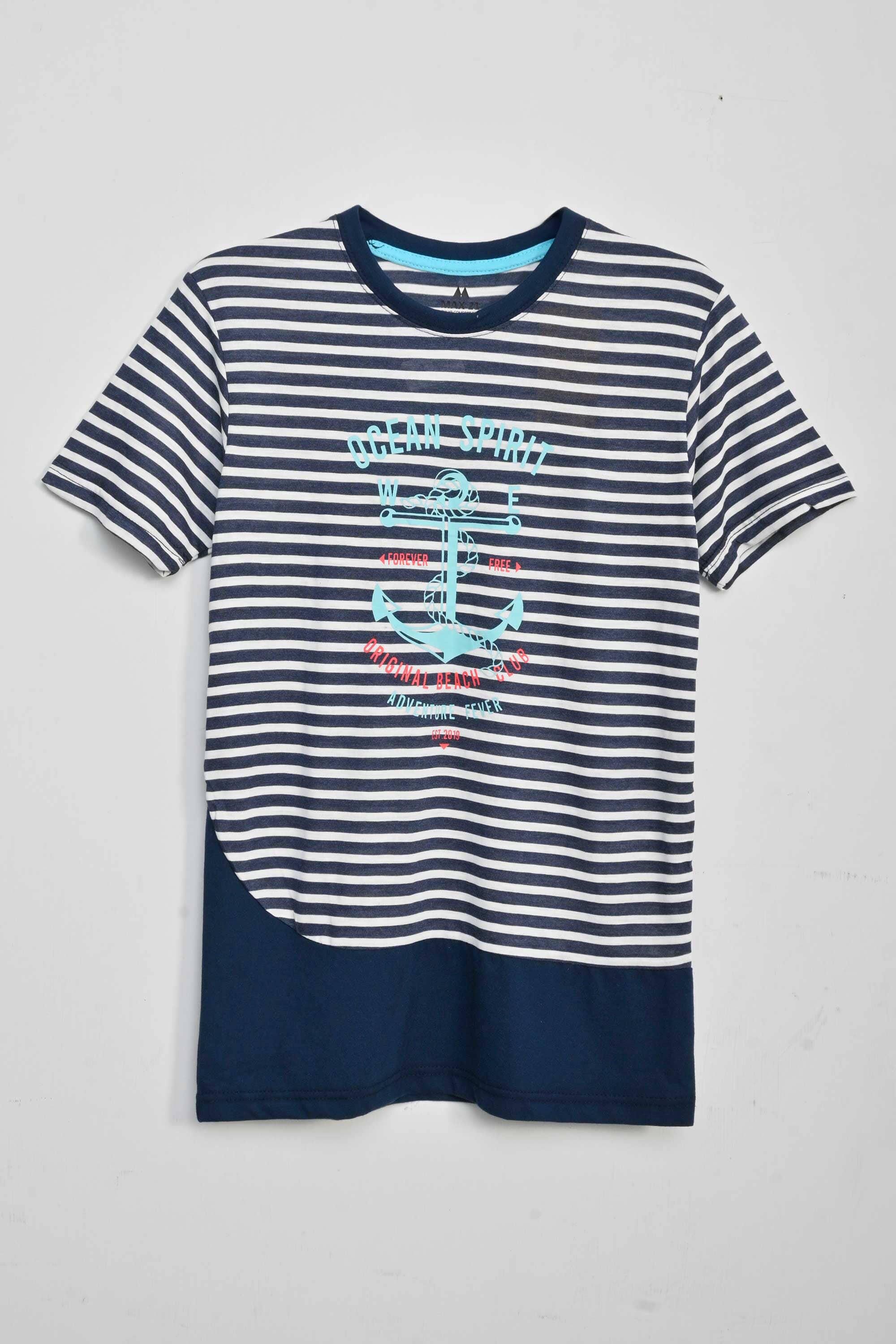 Navy & White