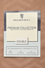 Polo Republica Silkeborg Premium Collection 3 Piece Double Bed Sheet Bed Sheet Fiza 