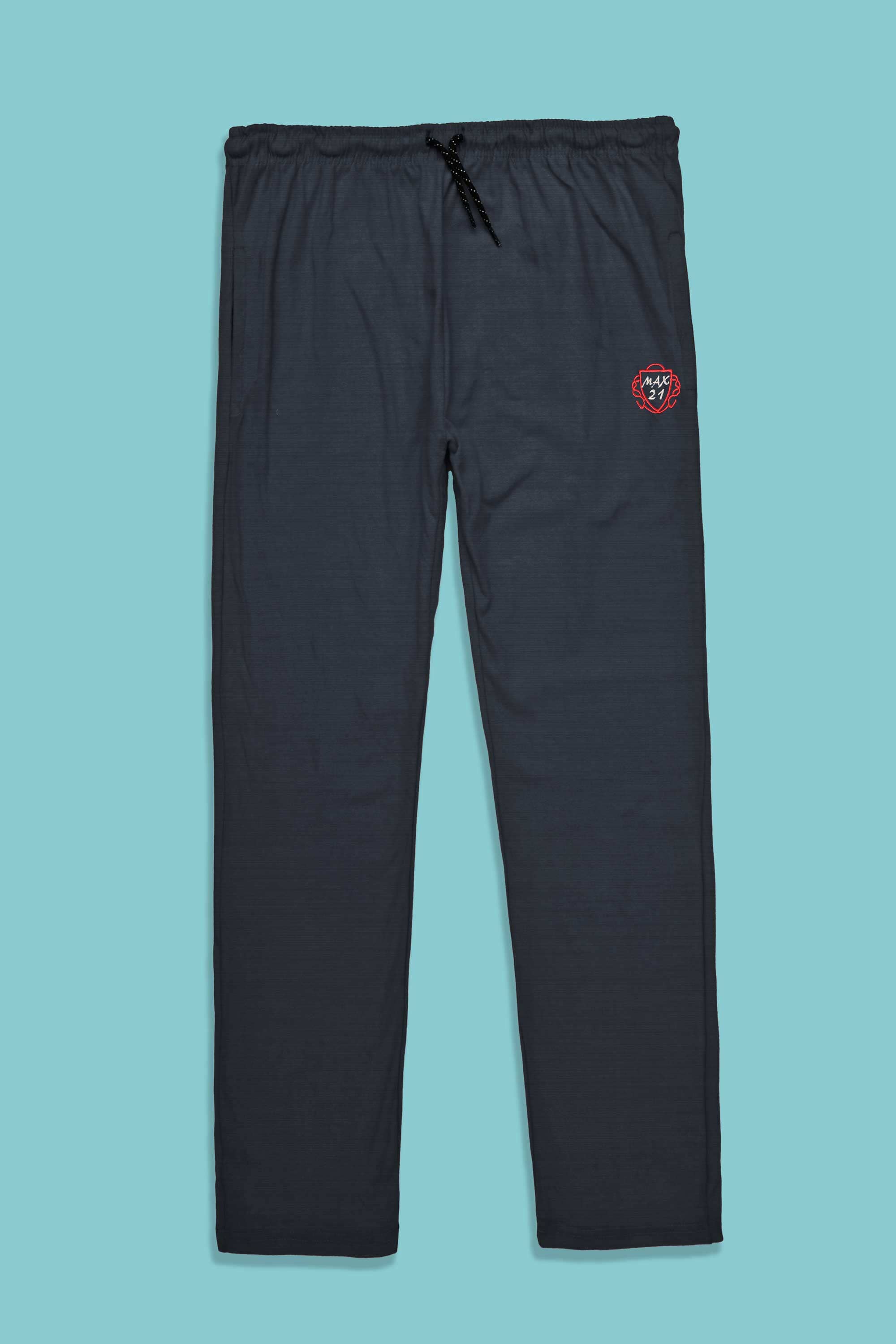 MAX 21 Men's Logo Embroidered Loungewear Trousers Men's Trousers SZK 