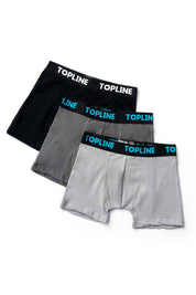 Top Line Men's Boxer Briefs - Pack Of 3