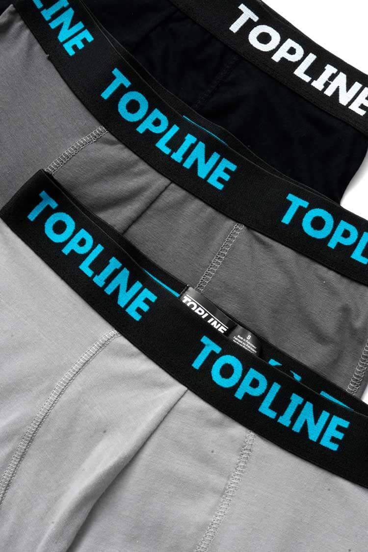 Top Line Men's Boxer Briefs - Pack Of 3