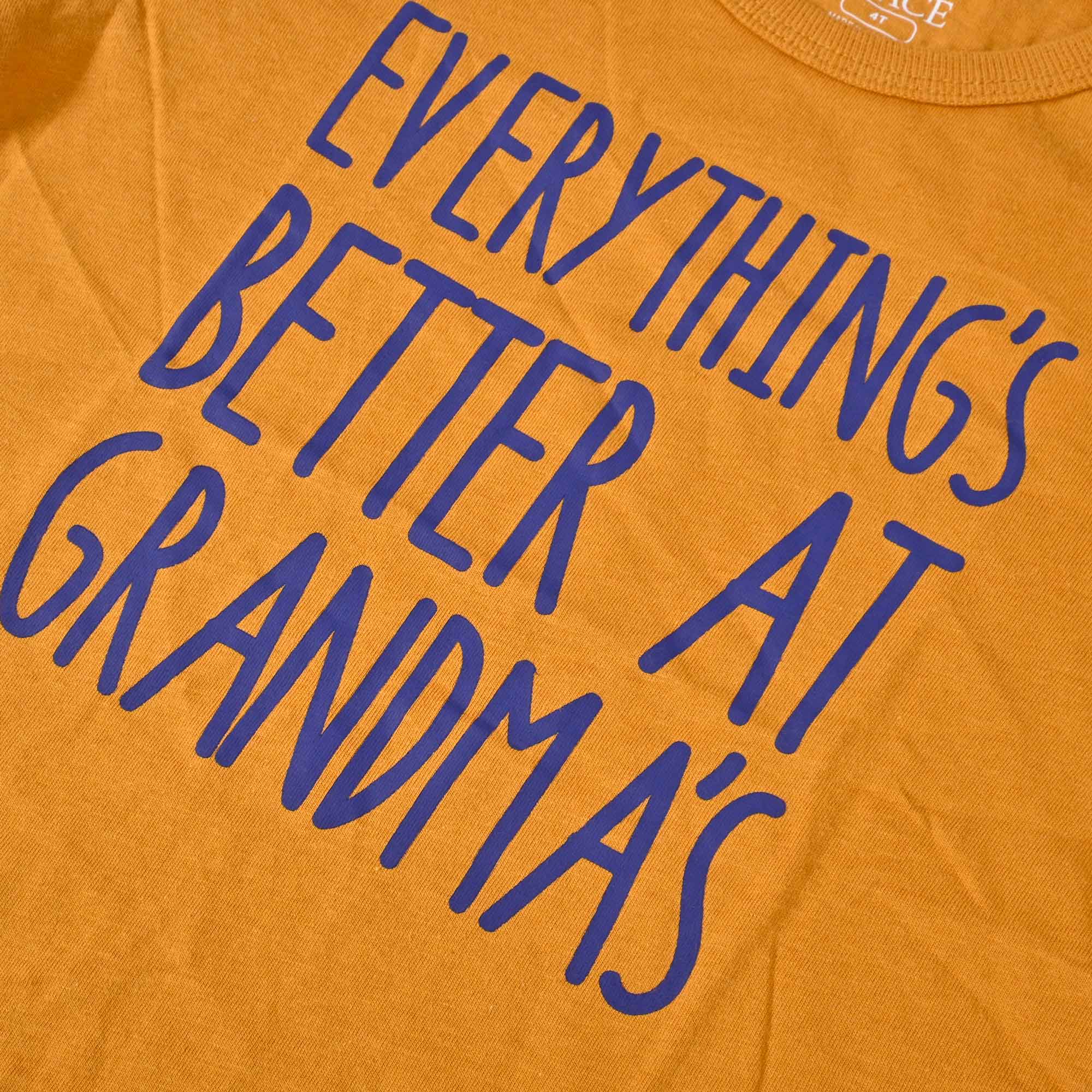 Place Kid's Everything Better Printed Design Tee Shirt Boy's Tee Shirt Minhas Garments 