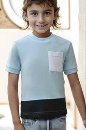 Polo Republica Kid's Contrast Pocket Panel Tee Shirt Kid's Tee Shirt Polo Republica 