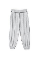 ISIF Women's Exposed Overlock Stitch Detail Sweat Pants