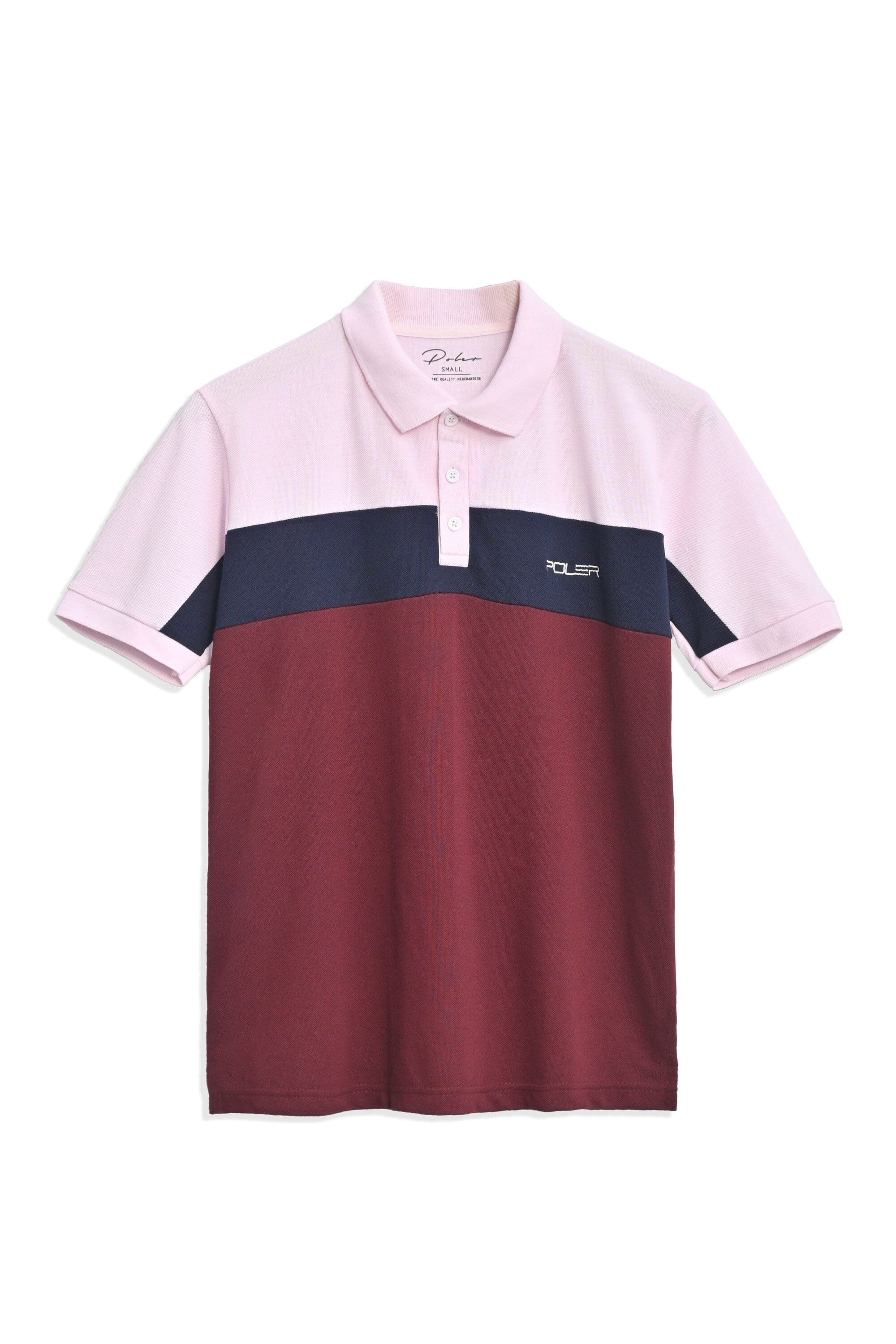 Poler Men's Panel Style Minor Fault Polo Shirt Men's Polo Shirt IBT 