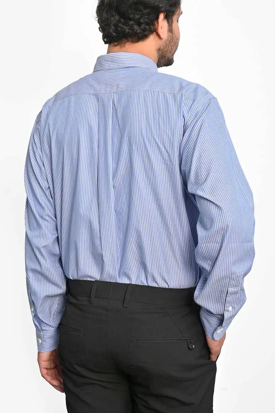 Cut Label Men's Lining Style Formal Shirt