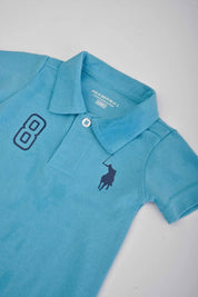 Polo Republica Signature Pony & 8 Printed Short Sleeve Baby Romper Romper Polo Republica 