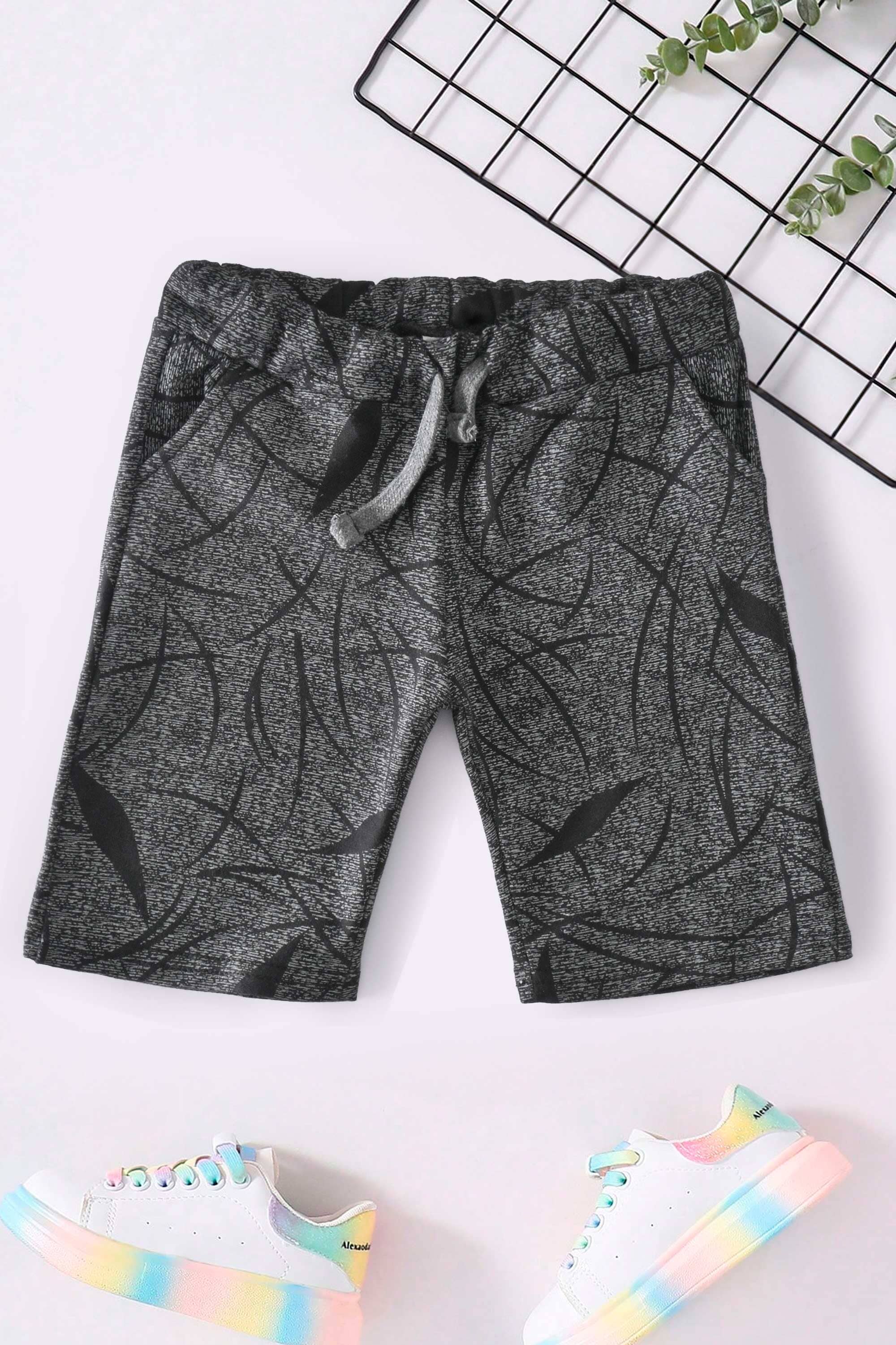 Ritado Kid's Chester Printed Terry Shorts Kid's Shorts SNR 