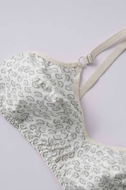 Women's Floral Printed Basic Cotton Premium Bra