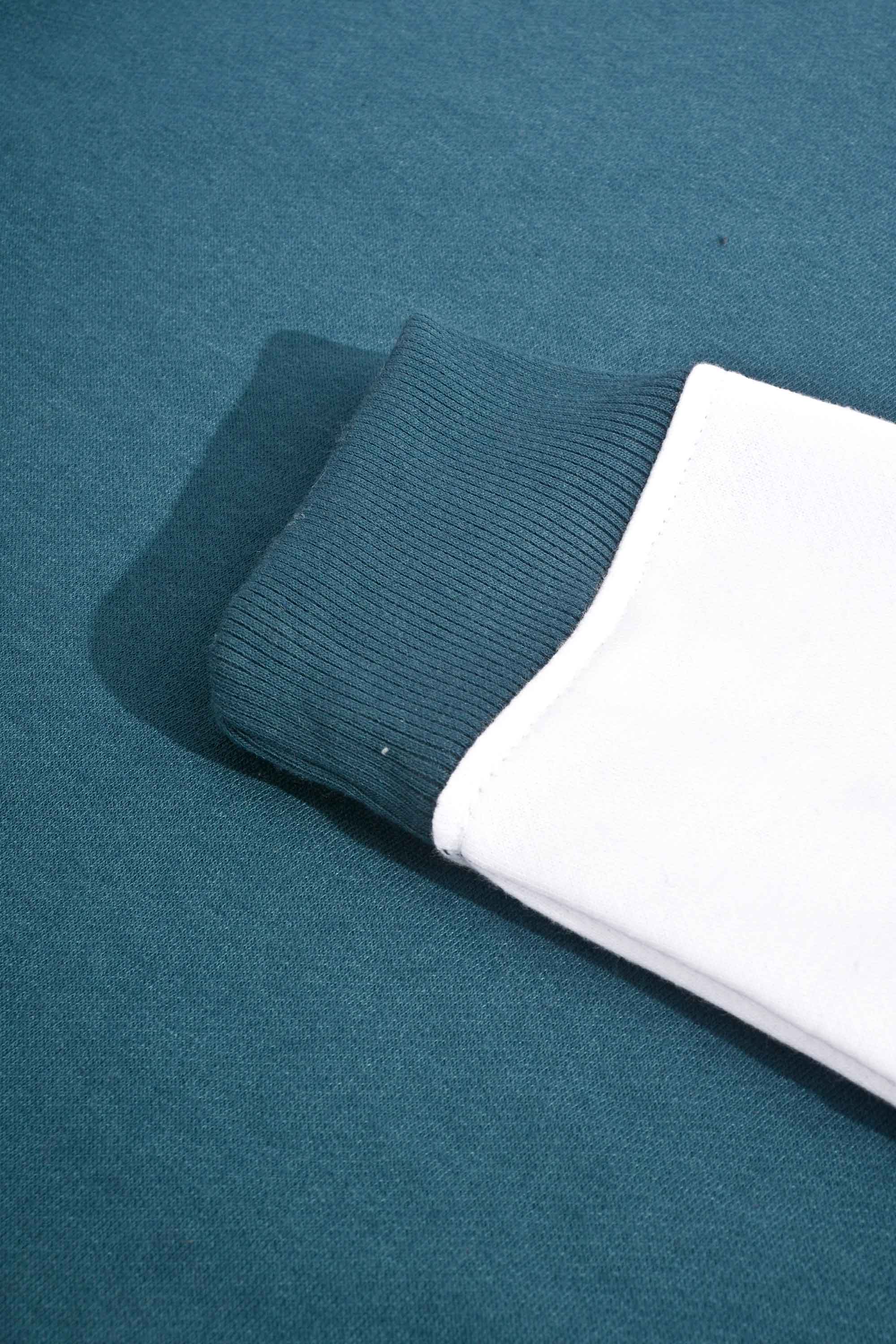 Teal & White