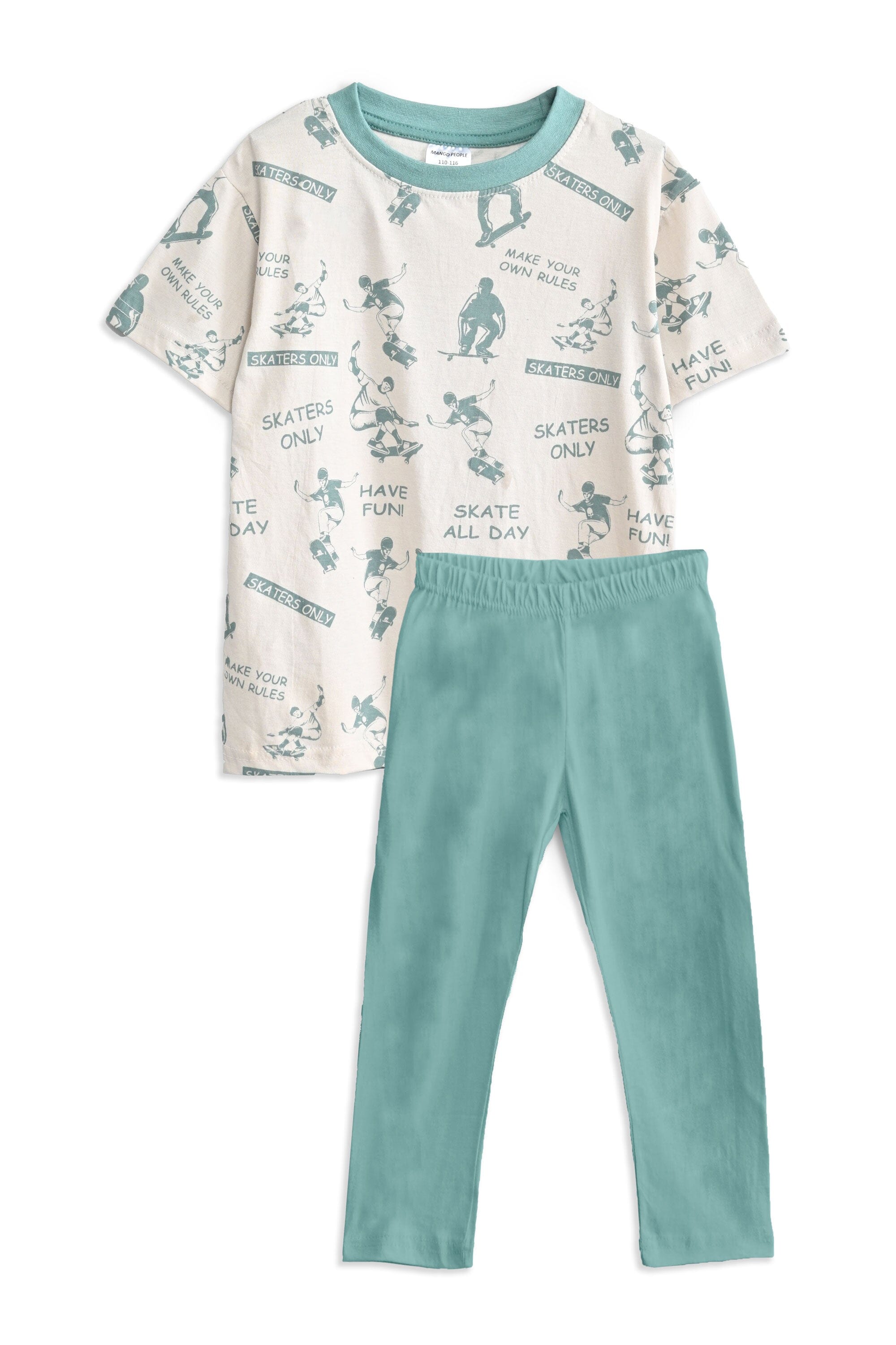 Mango Kid's Skaters Only Printed Twin Set Boys Twin Set First Choice 