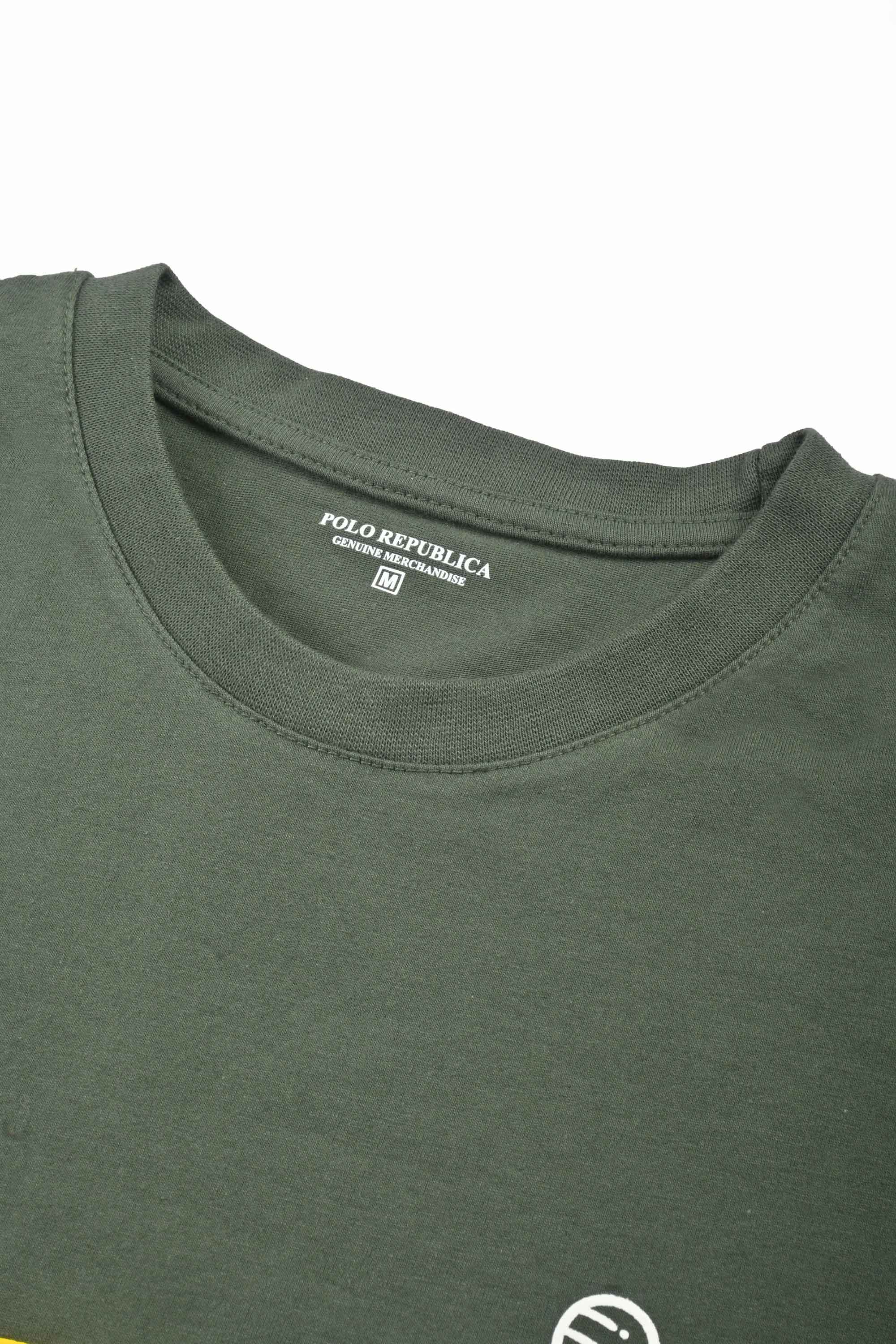 Polo Republica Men's Explore Nature Printed Crew Neck Tee Shirt Men's Tee Shirt Polo Republica 