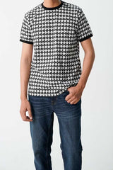 Eternity Premium Men's Geometric Pattern Tee Shirt