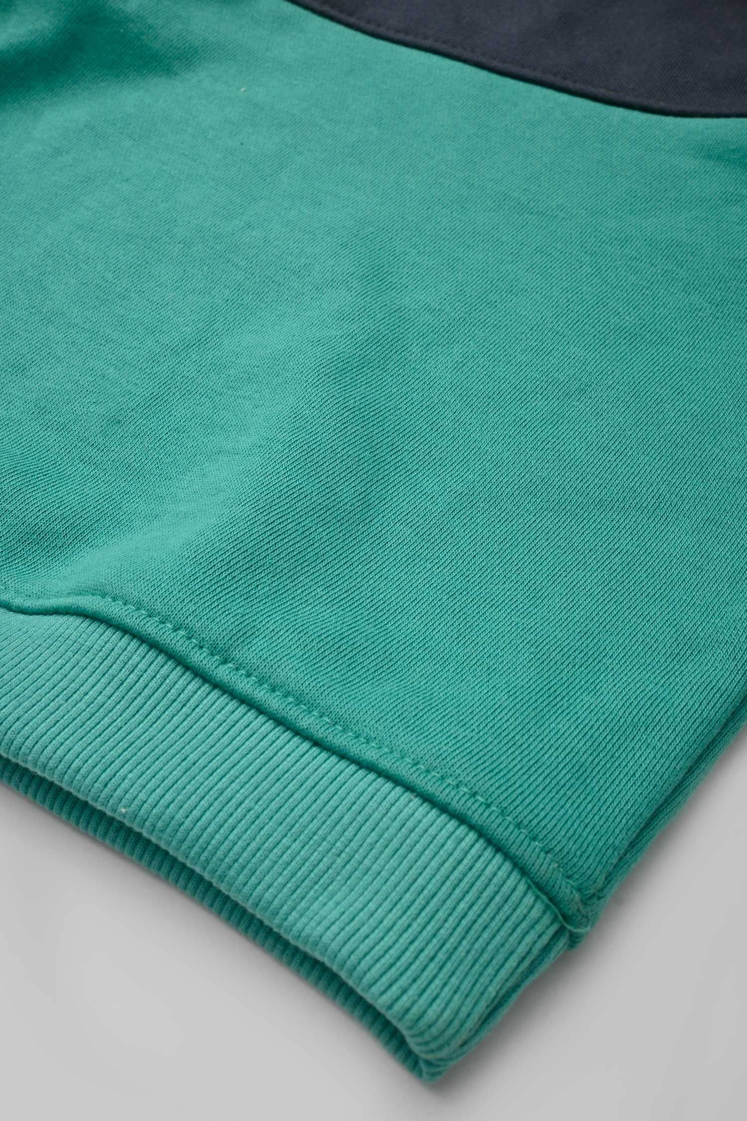 Navy & Aqua Green