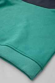 Navy & Aqua Green
