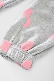 Lefties Kid's Dots Printed Terry Jogger Pants Boy's Trousers SNR 