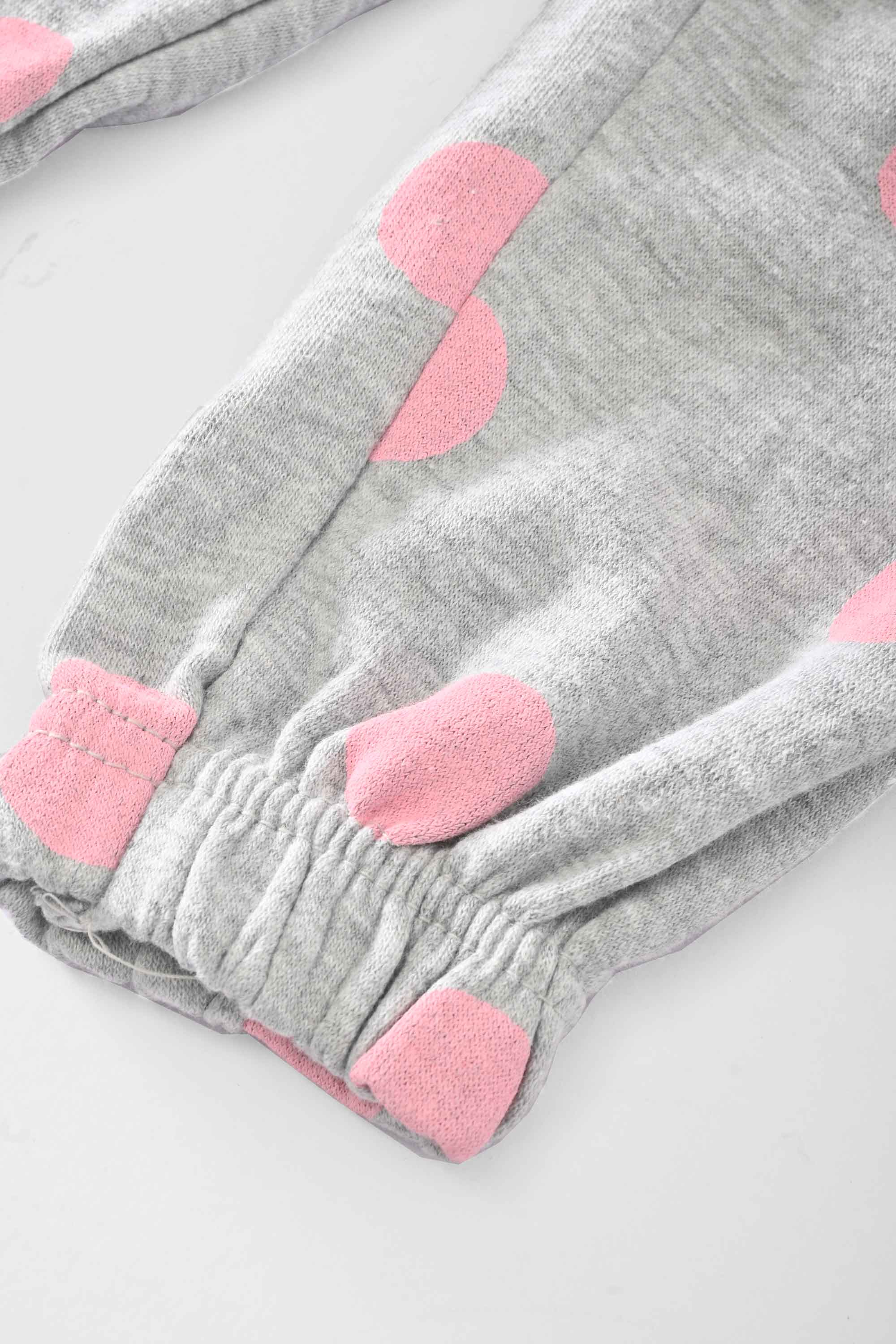 Lefties Kid's Dots Printed Terry Jogger Pants Boy's Trousers SNR 