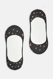 Women's Star Printed Invisible Pump Socks Socks RAM 