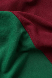 Bottle Green & Maroon