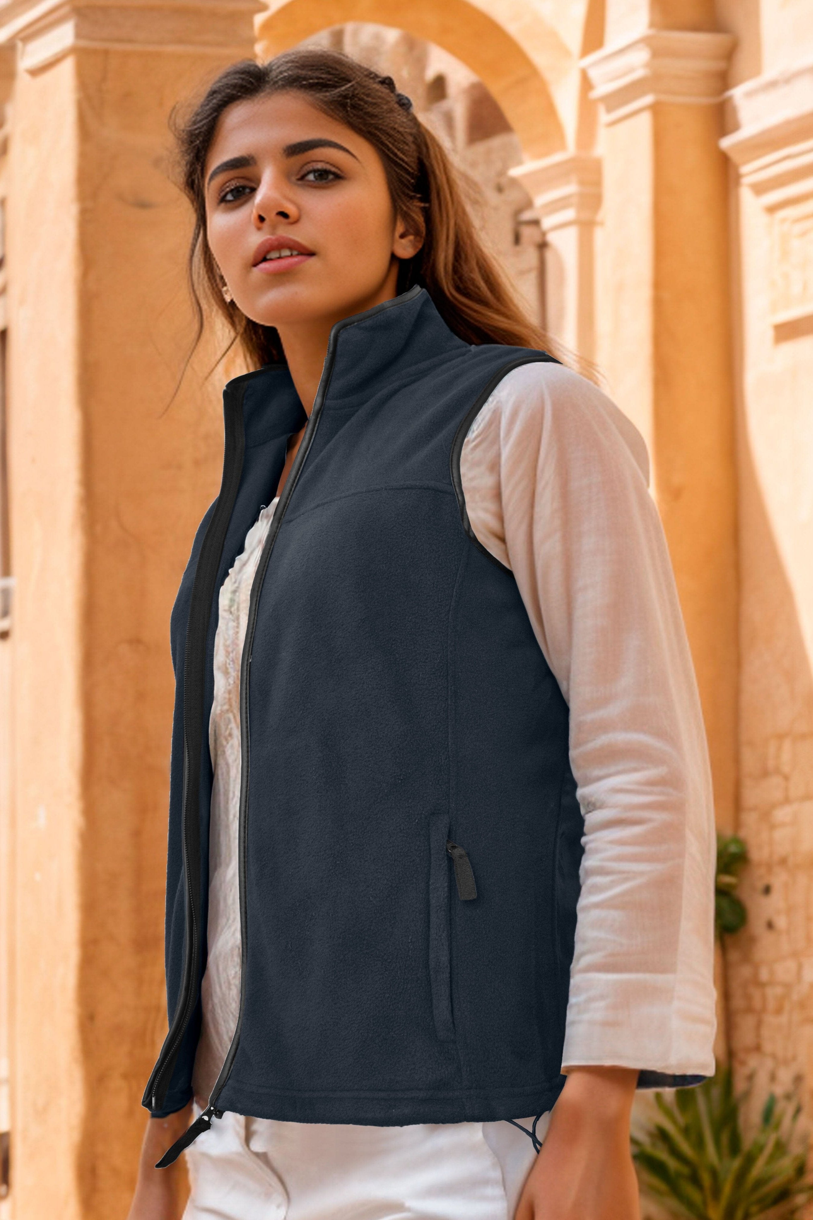 Premium Equestrian Women's Polar Fleece Body Warmer Gilet Women's Gilet HAS Apparel 