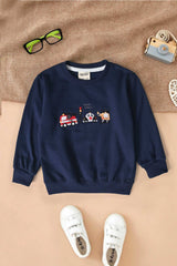 Tiny Teen Kid's Embroidered Fleece Sweat Shirt