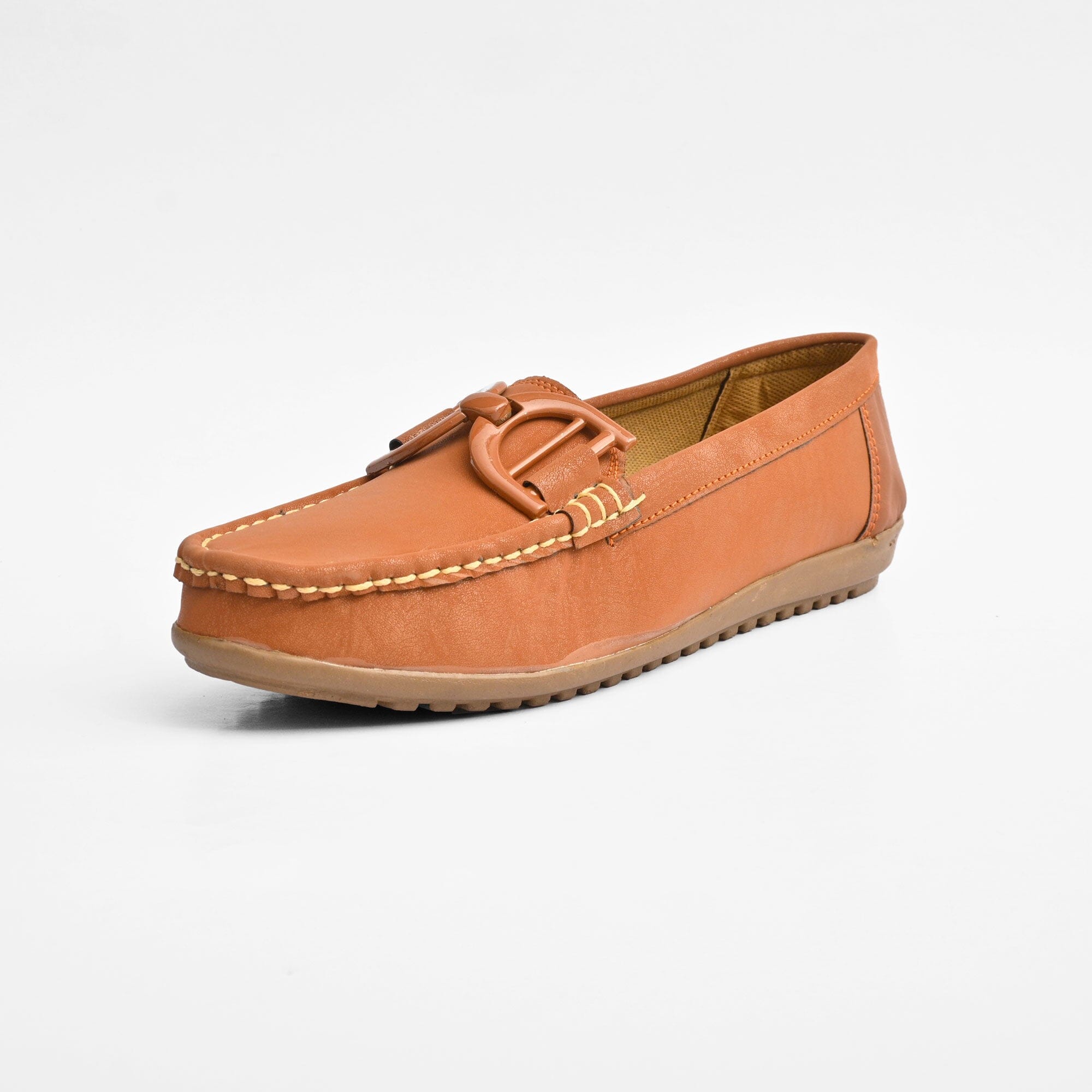 Classic Women's Buckle Design Moccasin Shoes Women's Shoes SNAN Traders 