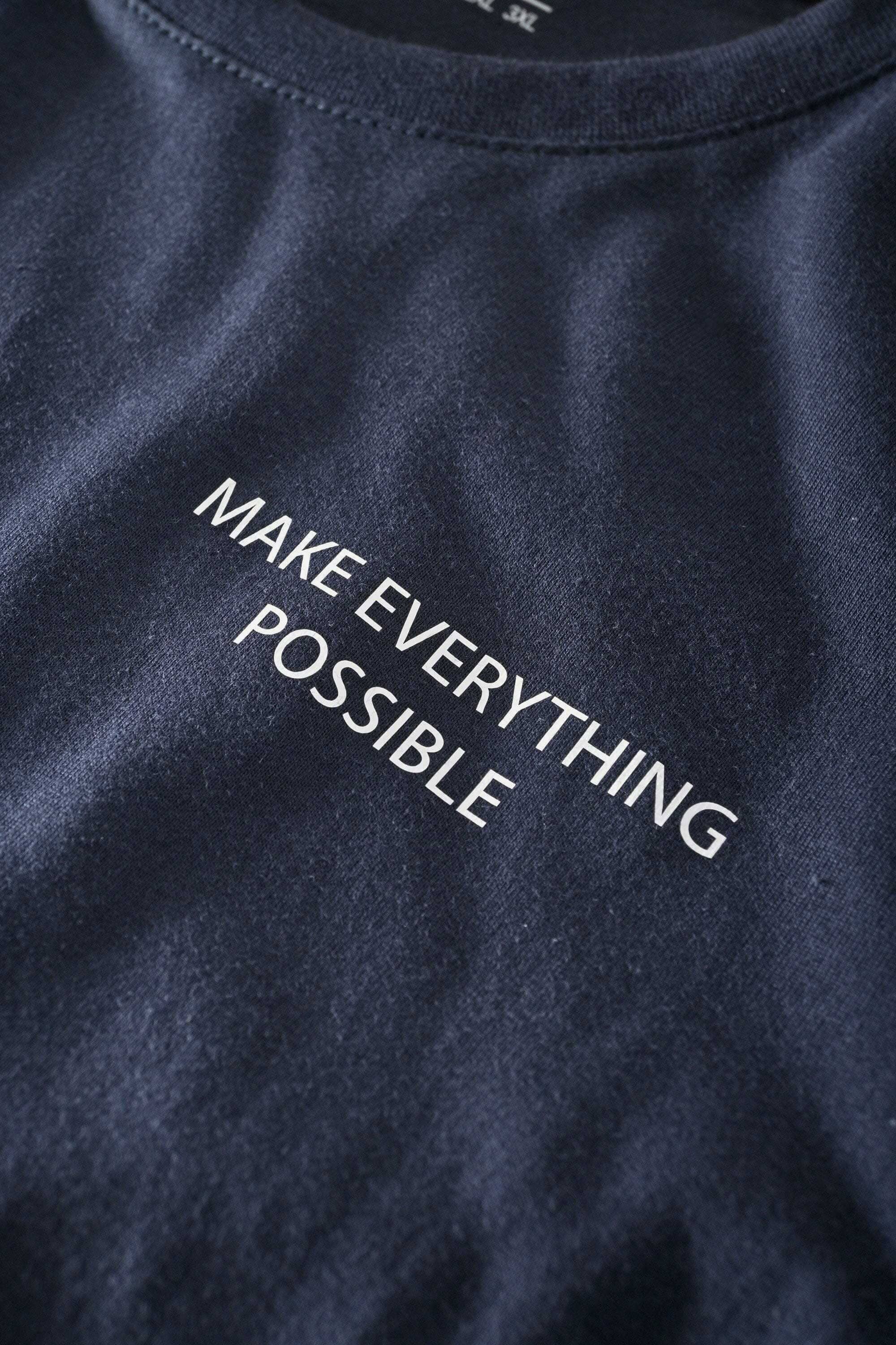 Polo Republica Men's Make Everything Possible Printed Crew Neck Tee Shirt Men's Tee Shirt Polo Republica 