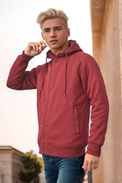 Polo Republica Men's Raglan Fleece Minor Fault Zipper Hoodie Men's Zipper Hoodie Polo Republica 
