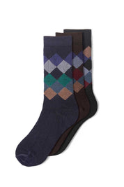 Eternity Premium Men's Antibes Crew Socks - Pack Of 3