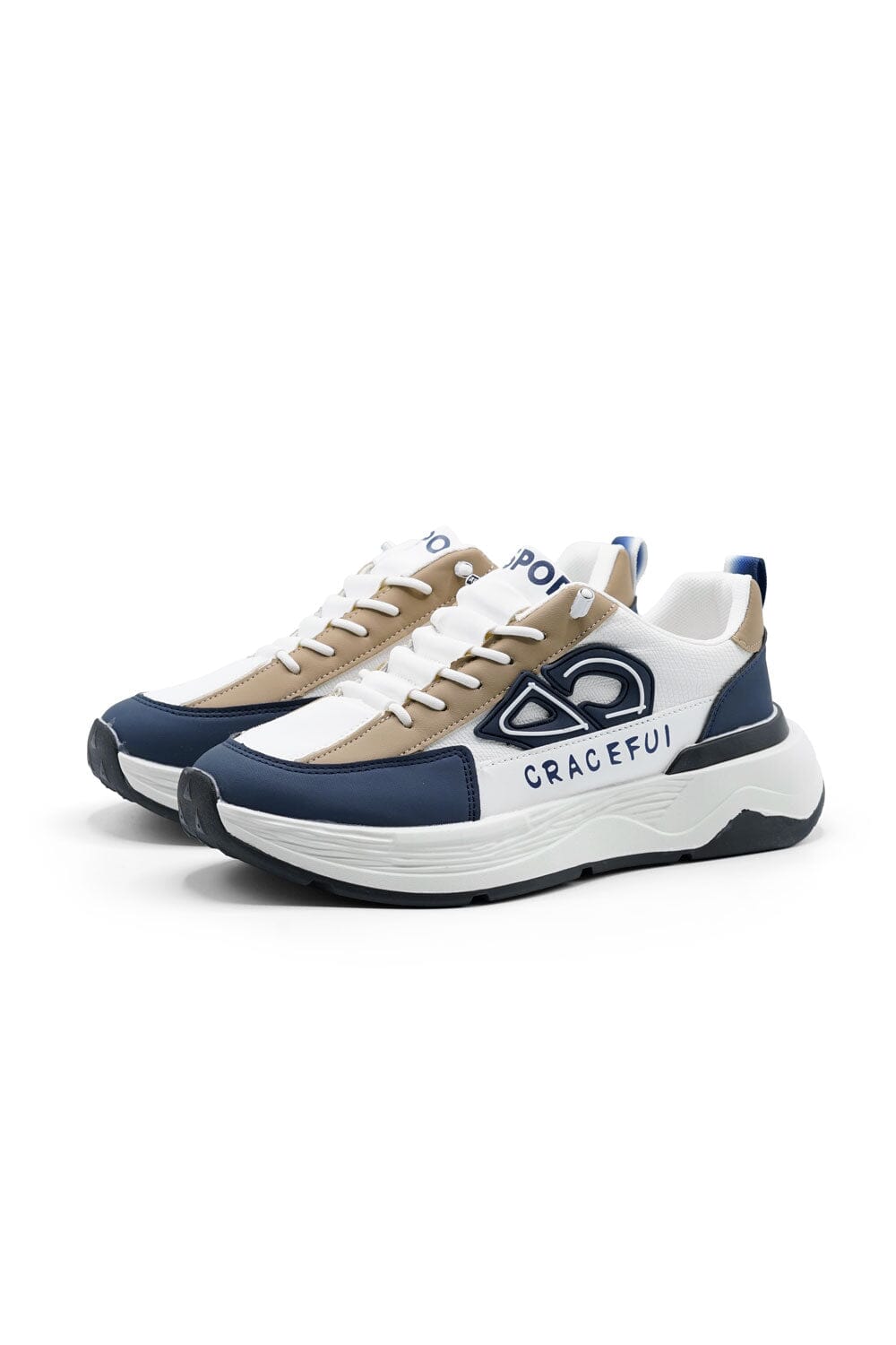 White & Navy