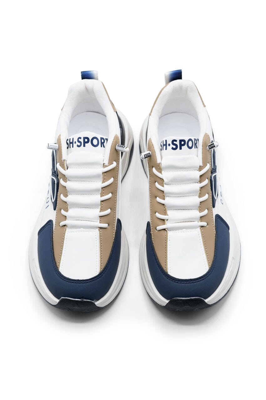 White & Navy