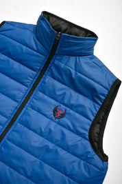 Burnt Soul Men's Phoenix Embroidered Body Warmer Puffer Gilet Men's Gilet IBT 