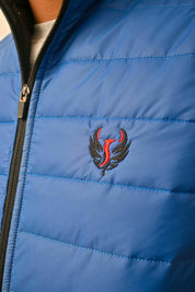 Burnt Soul Men's Phoenix Embroidered Body Warmer Puffer Gilet Men's Gilet IBT 
