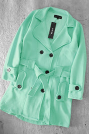 Rising Women's Fleece Trench Coat Women's Jacket Rooshani Enterprises 