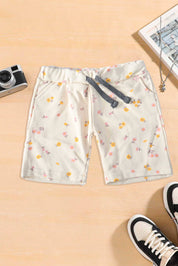 Ritado Kid's Blooms Floral Printed Terry Shorts Kid's Shorts SNR 