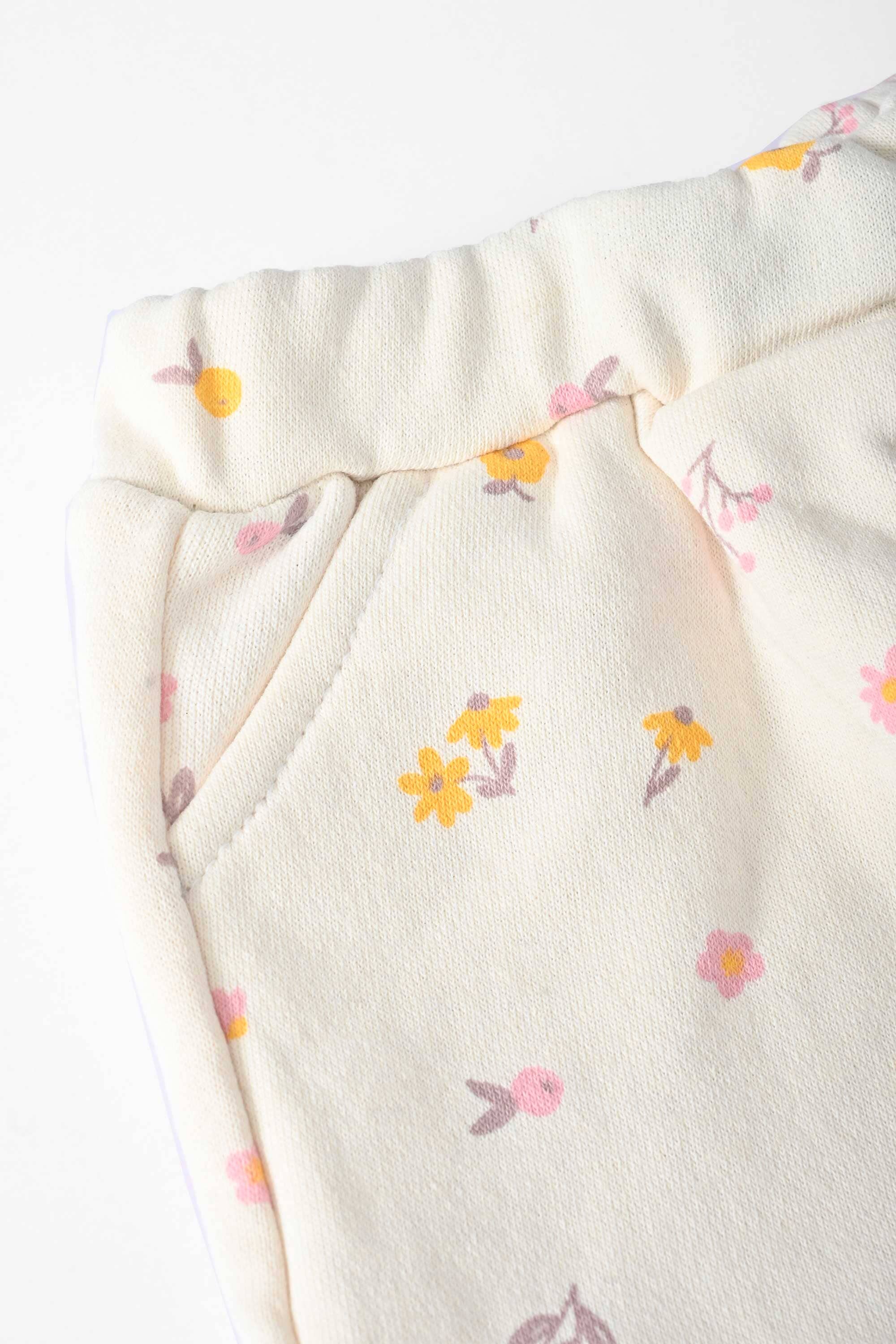 Ritado Kid's Blooms Floral Printed Terry Shorts Kid's Shorts SNR 
