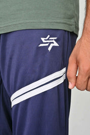 Men's Embroidered Logo & Stripes Style Activewear Trousers Men's Trousers IBT 