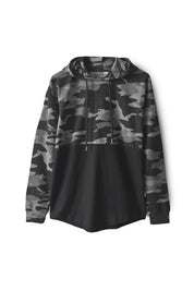 CS Men's Camo Waffle Knit Pullover Hoodie