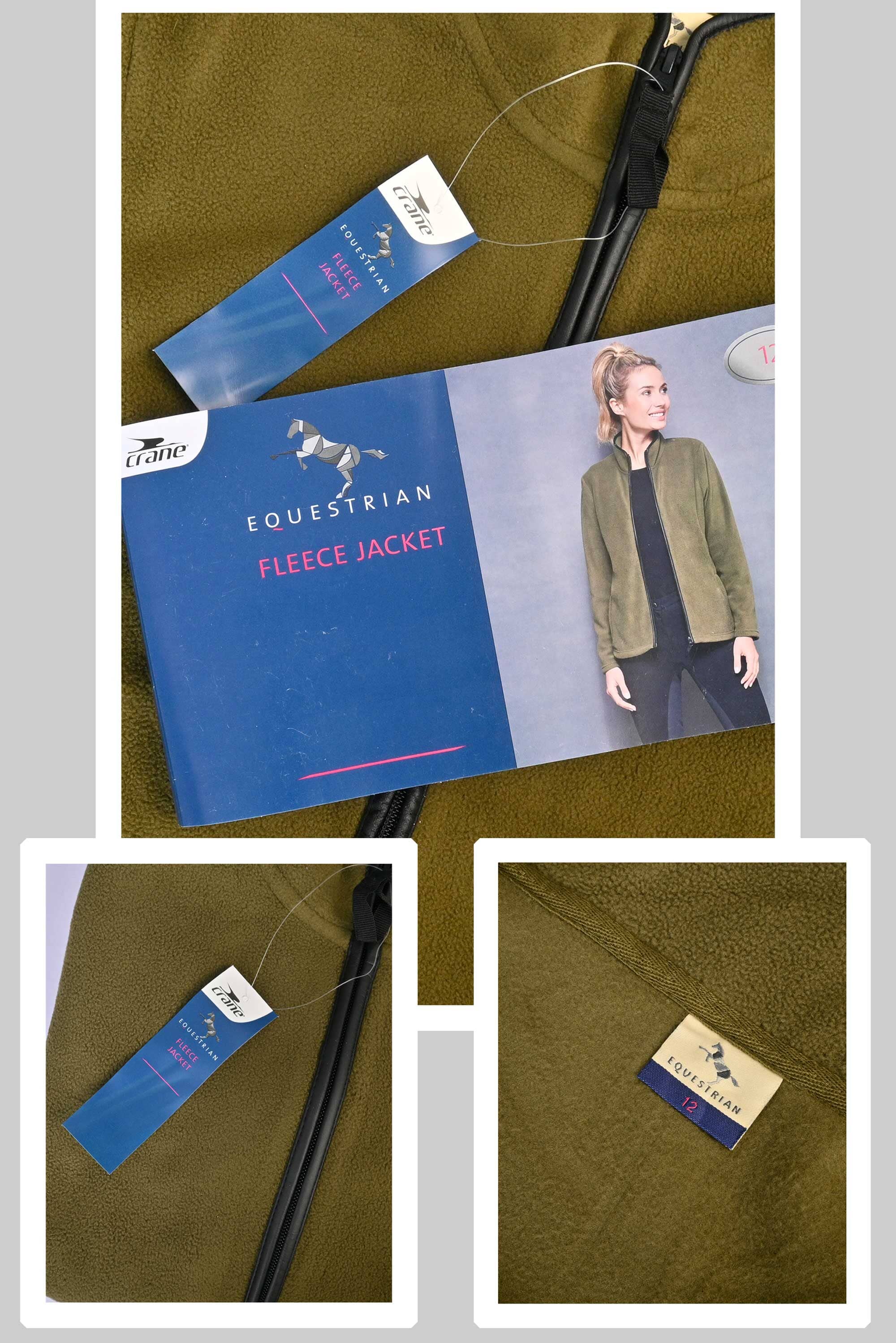 Premium Equestrian Women's Full Sleeves Polar Fleece Jacket Women's Jacket HAS Apparel 