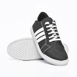 MR Men's Stripe Style Lace-up Sneaker Shoes